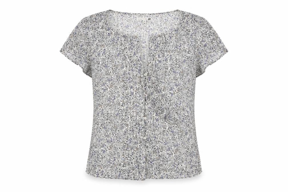 Vacknox Womens Multicoloured Floral  Basic Button-Up Size 8