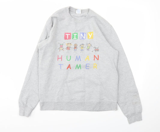 Port & Company Girls Grey   Pullover Sweatshirt Size M