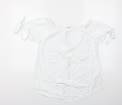Quiz Womens White   Basic T-Shirt Size M