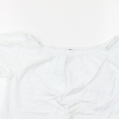 Quiz Womens White   Basic T-Shirt Size M