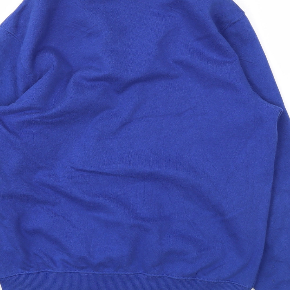SPORT TREK Mens Black   Henley Hoodie Size S