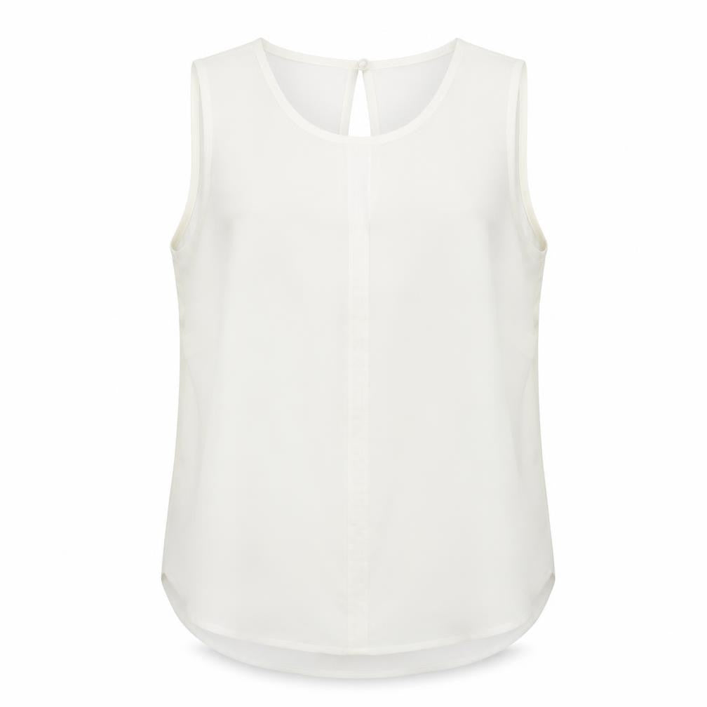 George Womens White   Basic Blouse Size 10