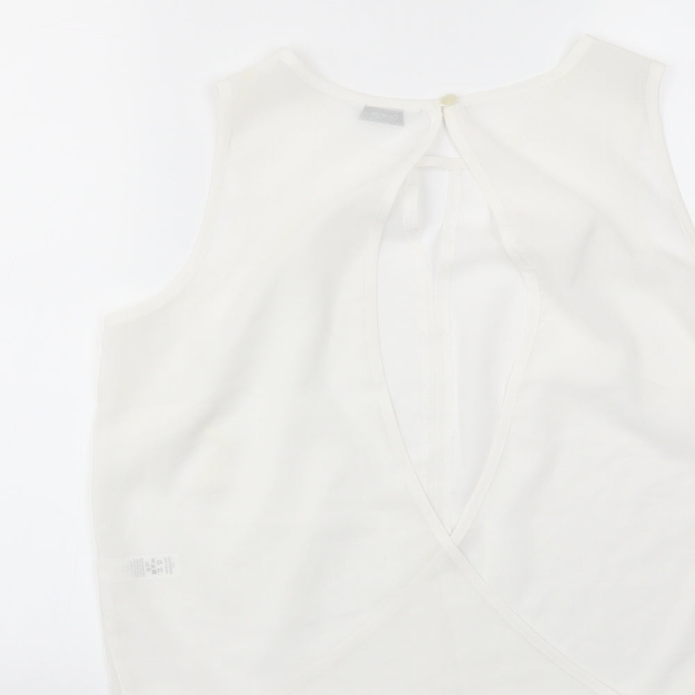 George Womens White   Basic Blouse Size 10