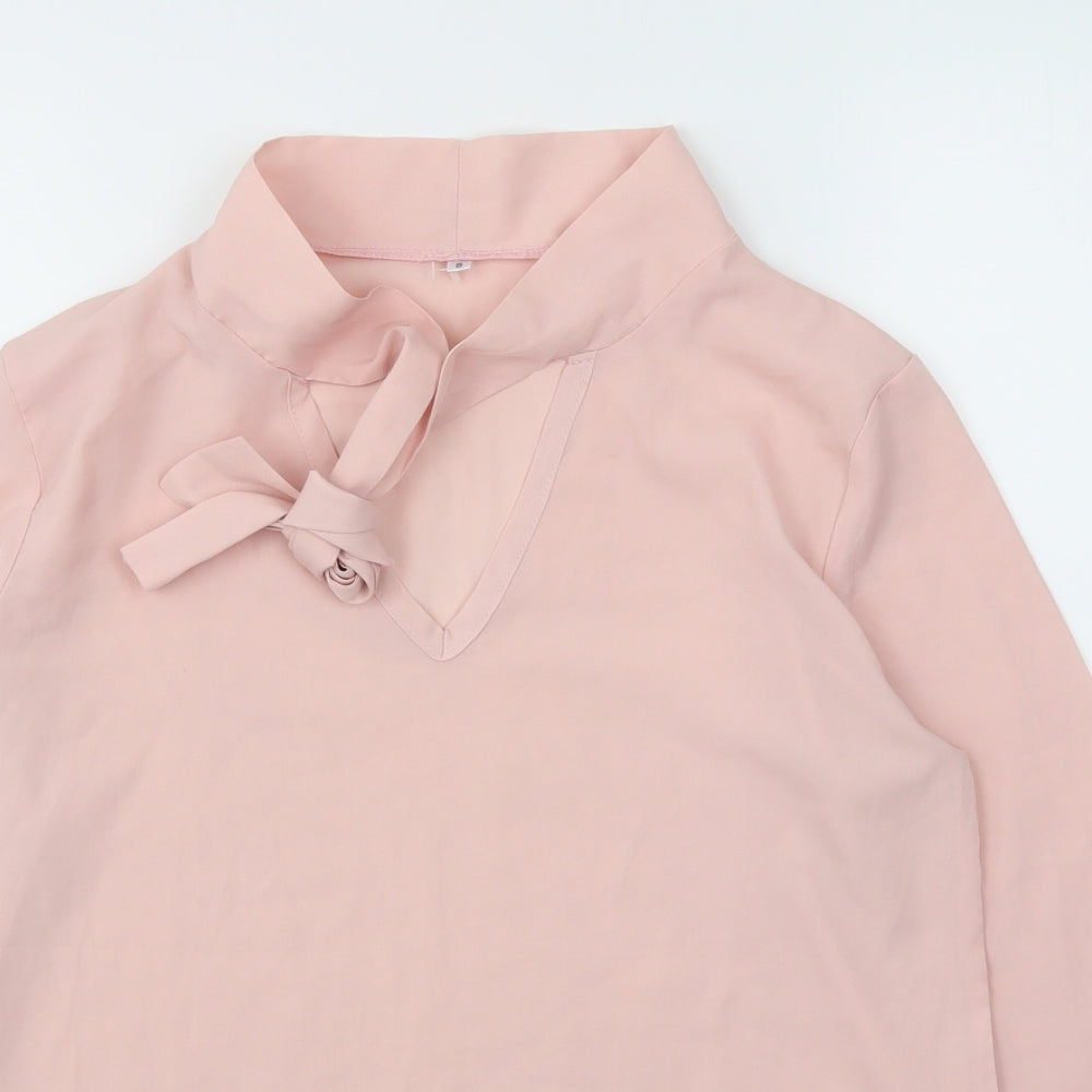 Preworn Womens Pink   Basic Blouse Size S