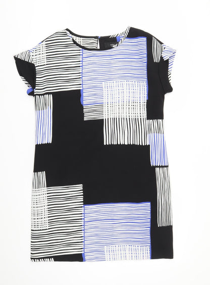 Next Womens Multicoloured Geometric  Fit & Flare  Size 12