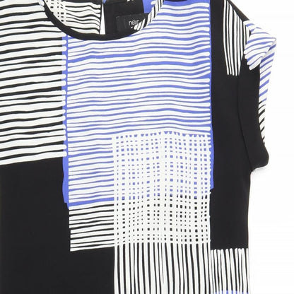 Next Womens Multicoloured Geometric  Fit & Flare  Size 12