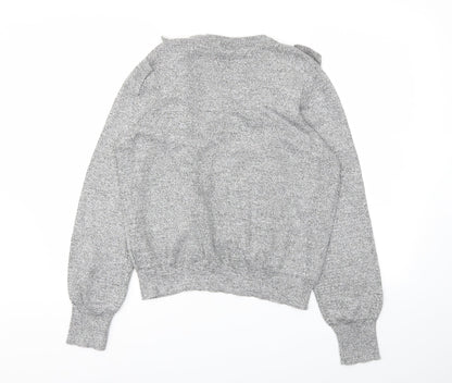 Topshop Womens Grey   Pullover Jumper Size 12