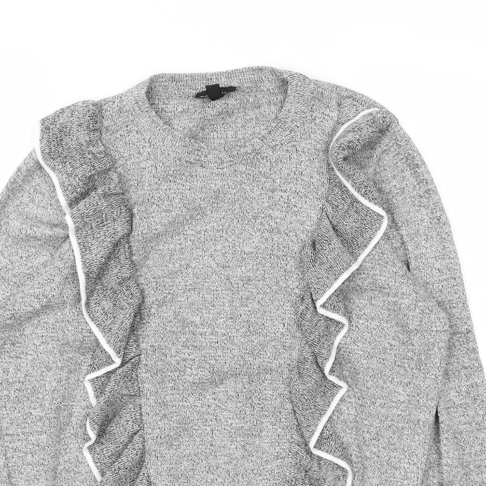 Topshop Womens Grey   Pullover Jumper Size 12