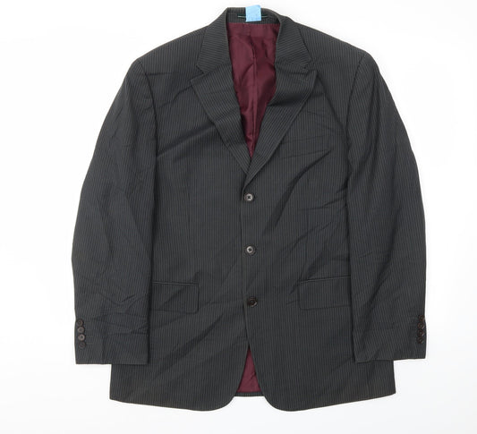 Green Woods  Mens Black   Jacket Blazer Size 40