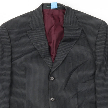 Green Woods  Mens Black   Jacket Blazer Size 40