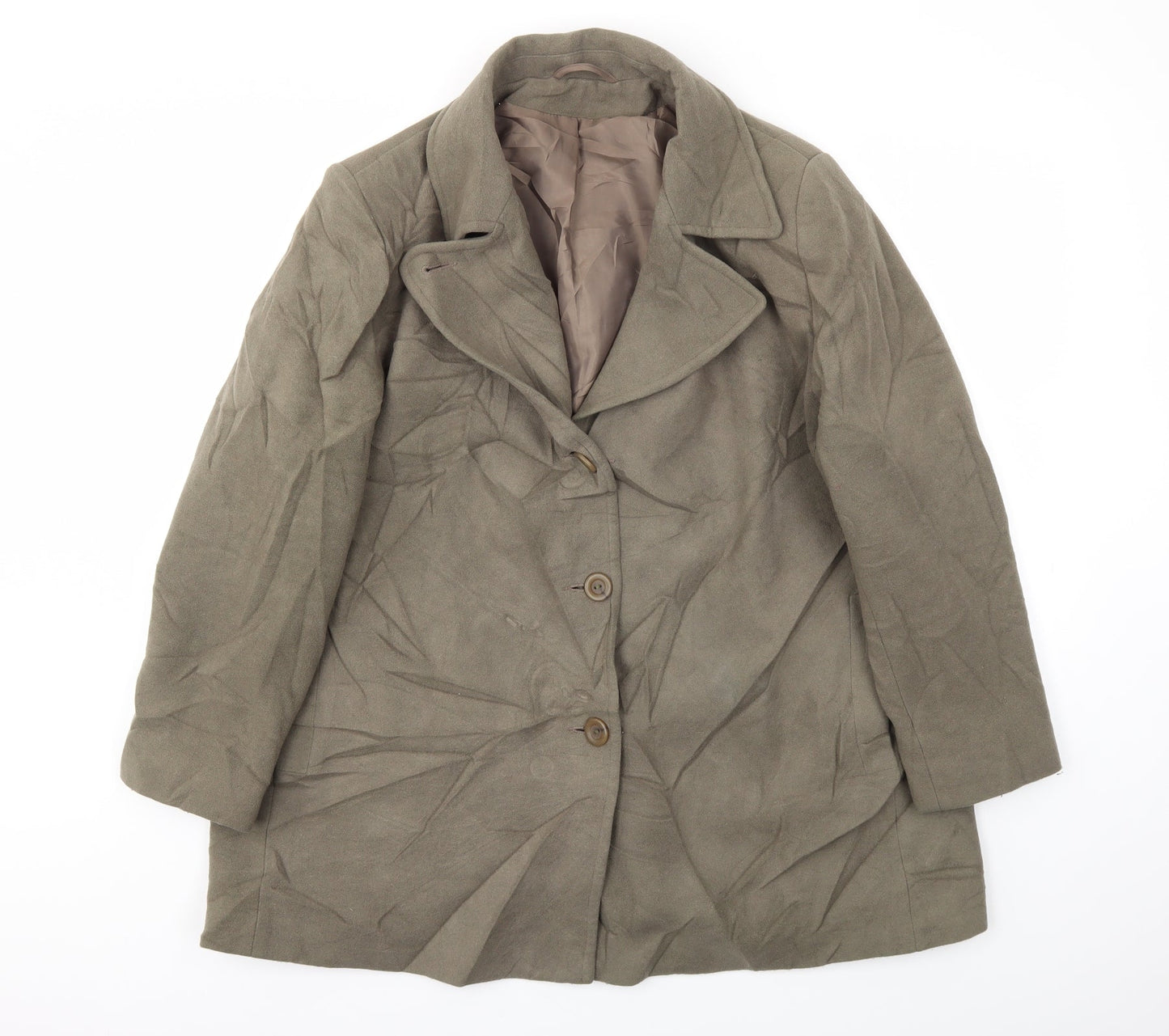 BHS Womens Green   Jacket Coat Size 18