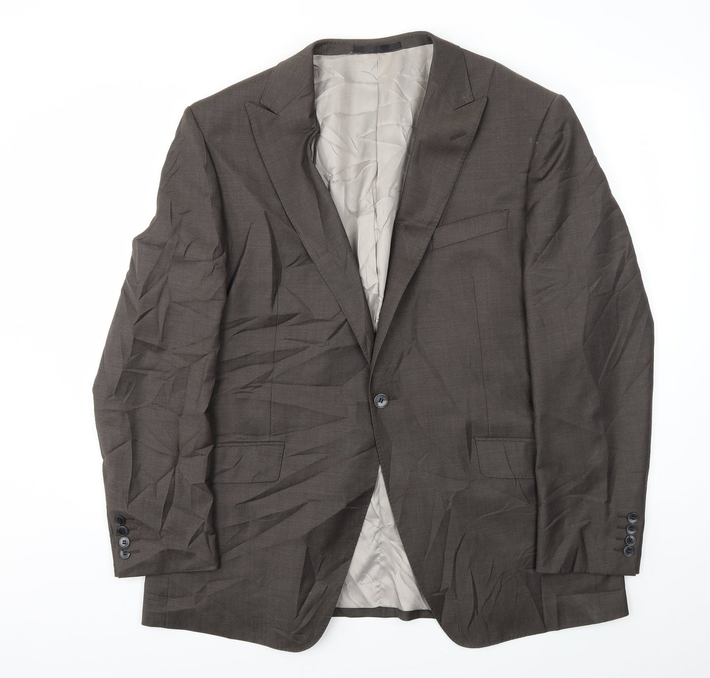 M&S Mens Brown   Jacket Blazer Size 44