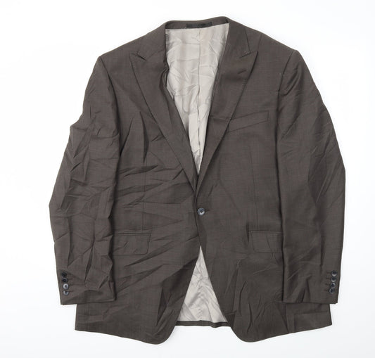 M&S Mens Brown   Jacket Blazer Size 44