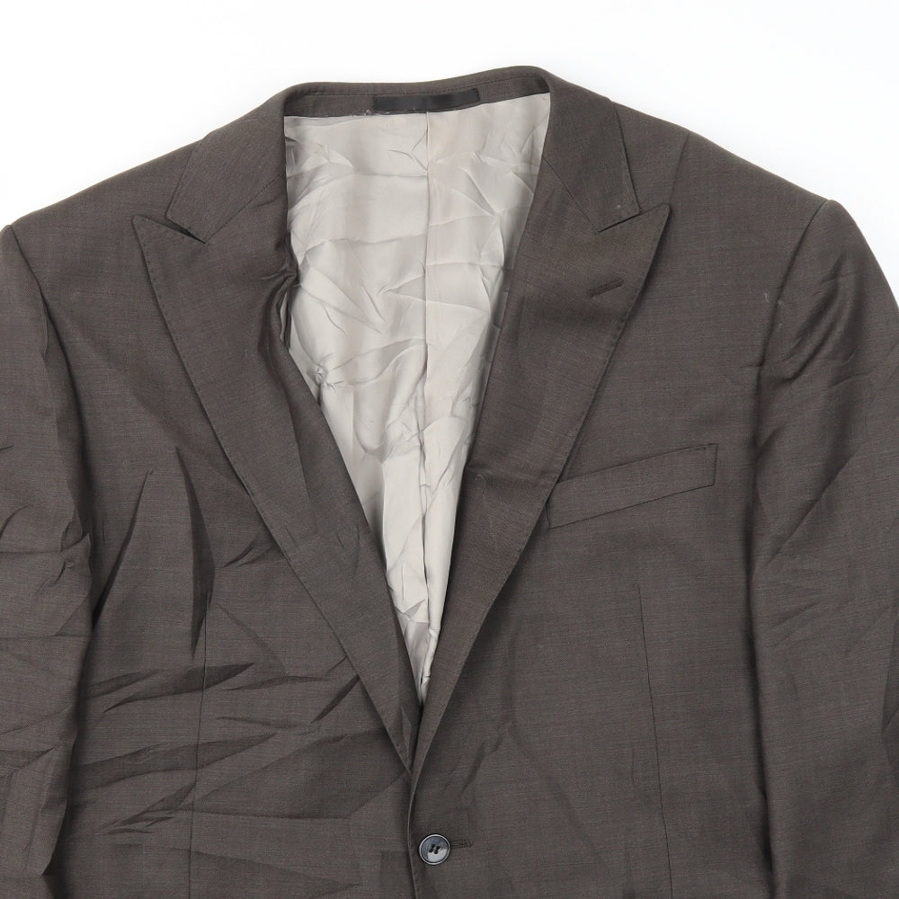 M&S Mens Brown   Jacket Blazer Size 44