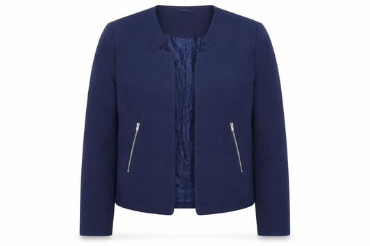 DAISY FASHION  Womens Blue   Jacket Blazer Size 12
