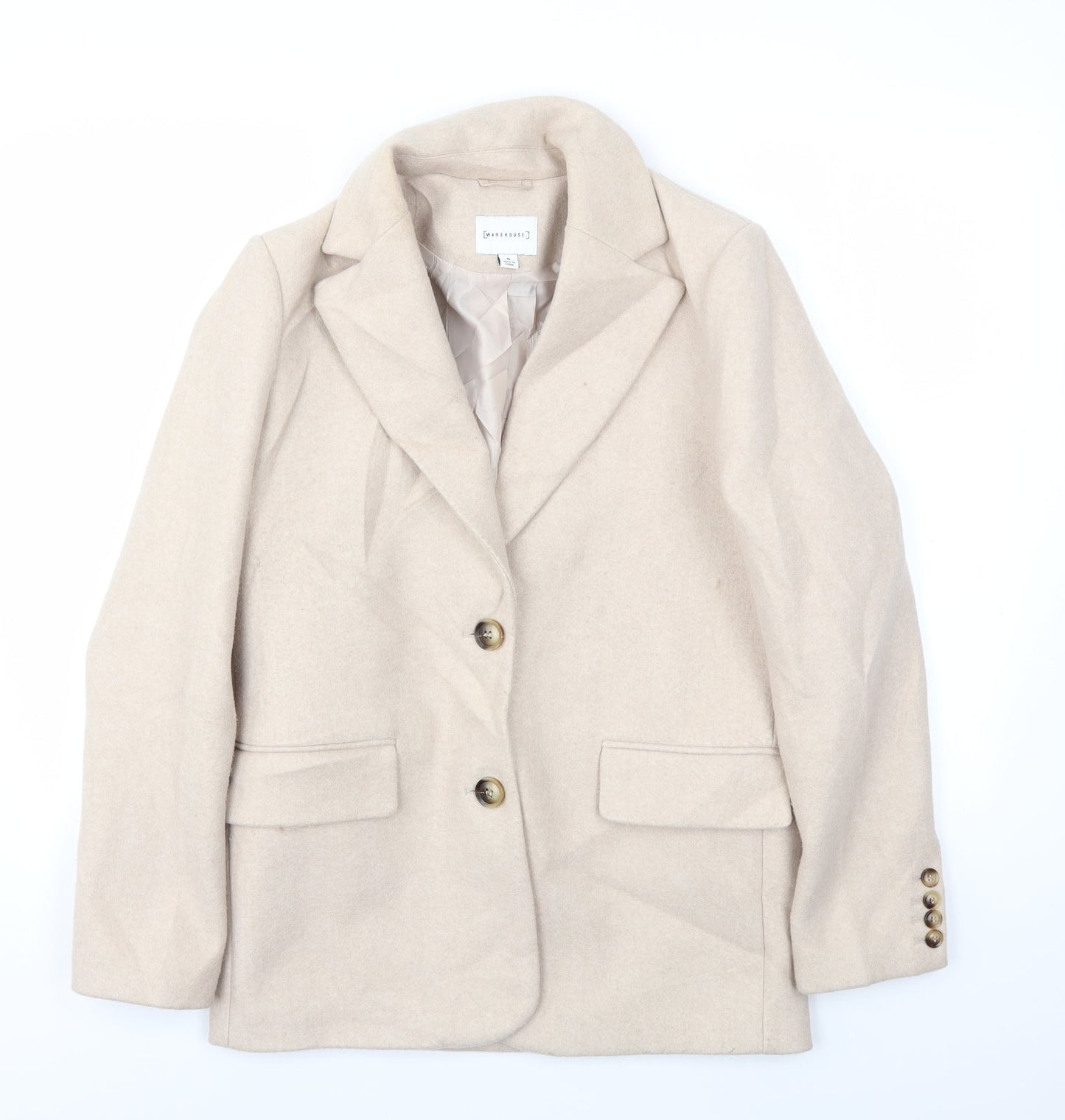 Wearhouse Womens Ivory   Jacket Coat Size 8