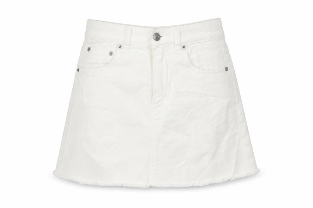 MELVILE Womens White   Flare Skirt Size 4
