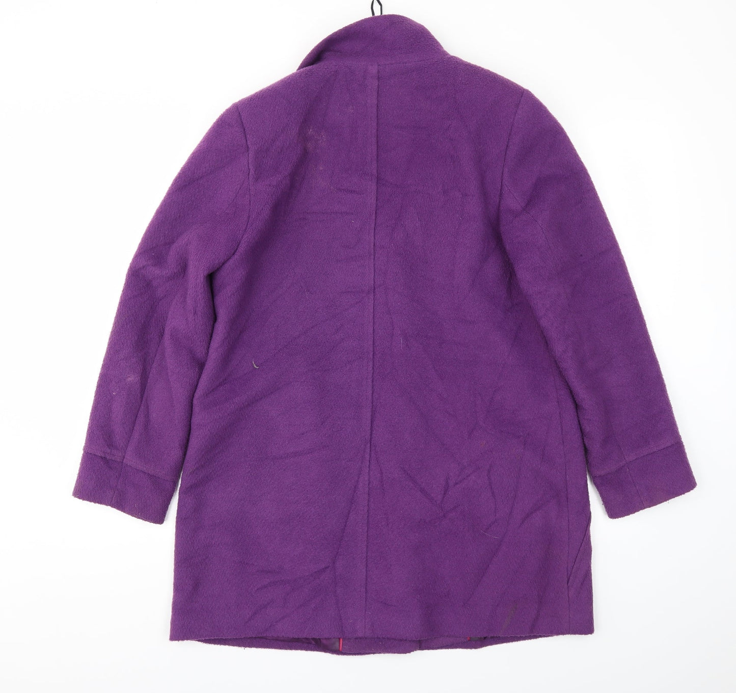 M&S Womens Purple   Jacket Coat Size 12
