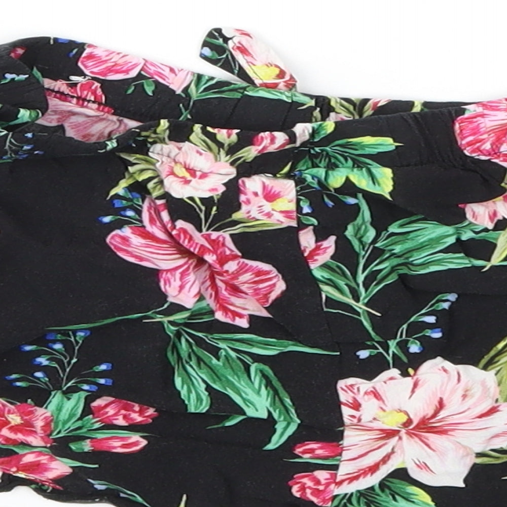 Primark Womens Multicoloured Fair Isle  Cut-Off Shorts Size 4 - Stretch waistband