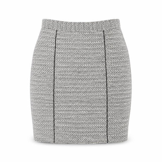 H&M Womens White Striped  Straight & Pencil Skirt Size 12