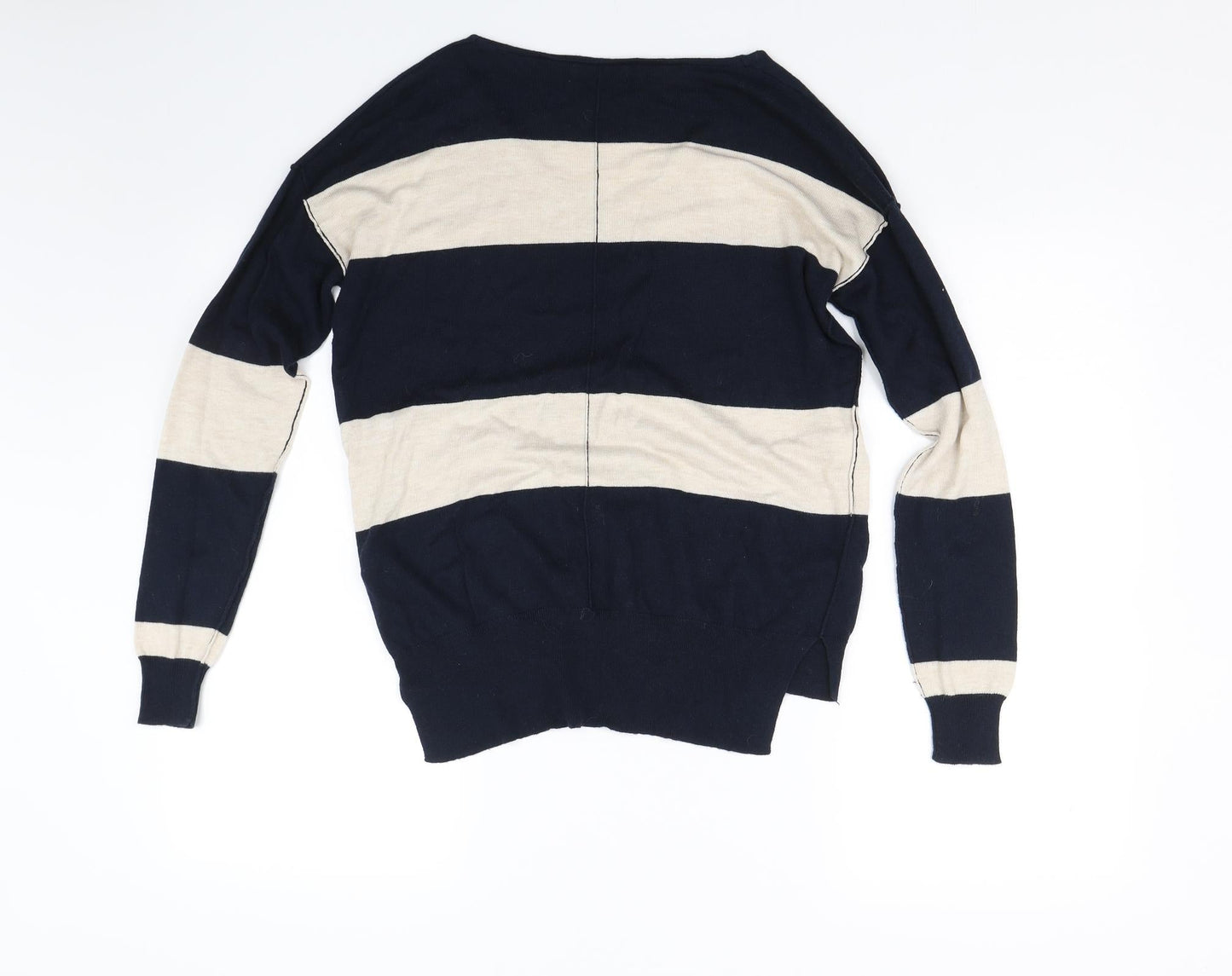 NEXT Womens Blue Striped  Pullover Jumper Size 6