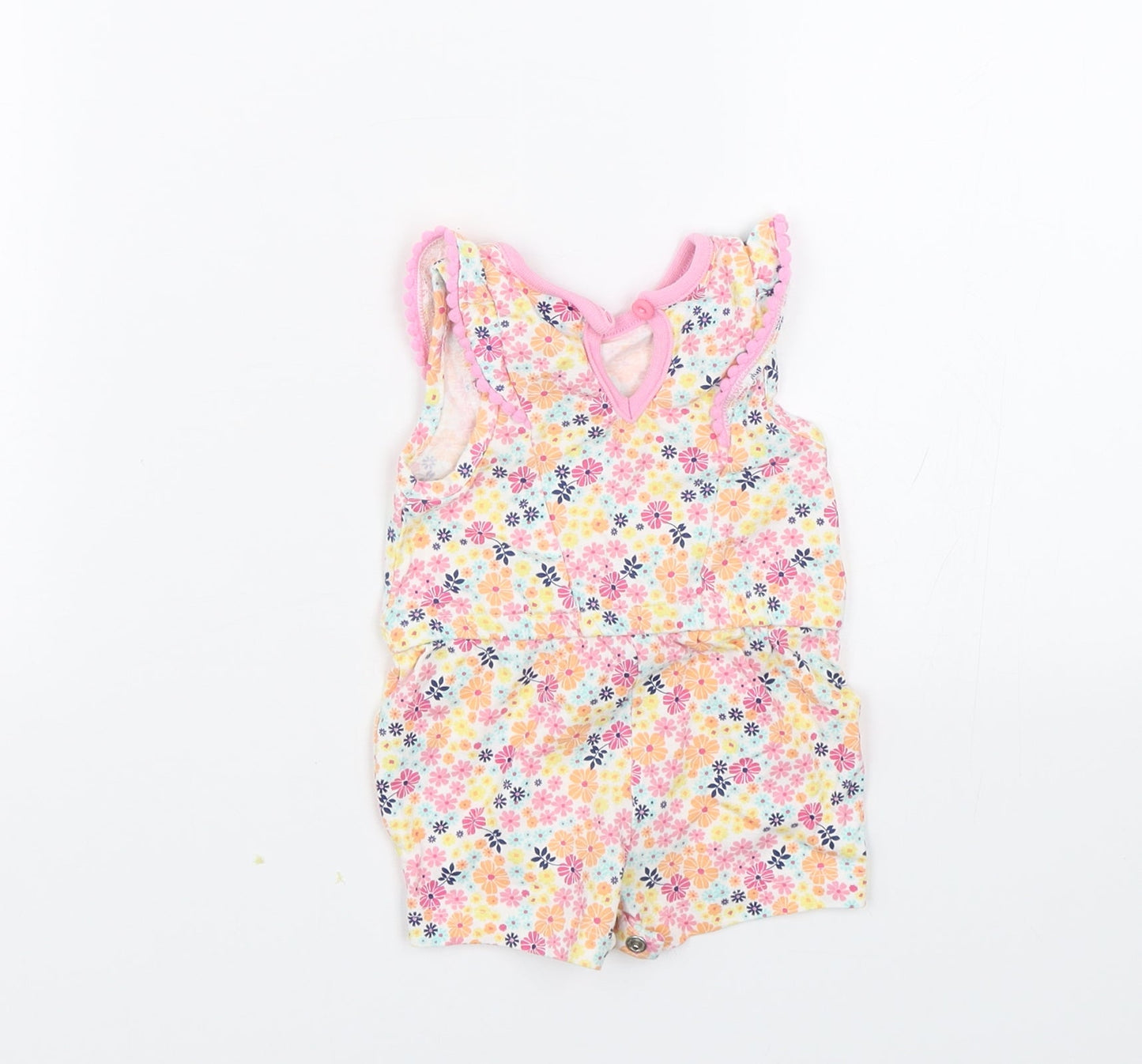 M&Co  Multicoloured Floral  Jumpsuit Outfit/Set Size 0-3 Months