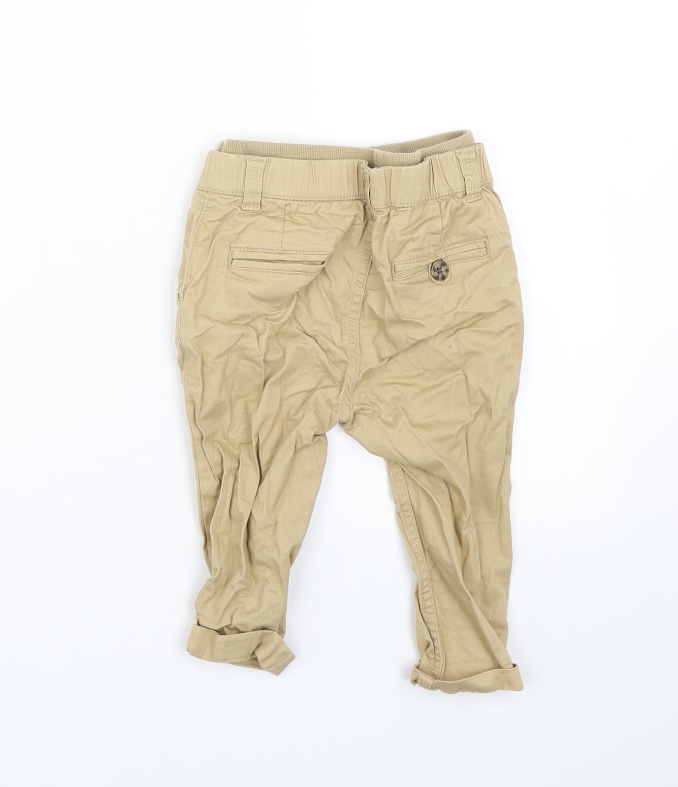 Mothercare Boys Brown   Capri Trousers Size 12-18 Months