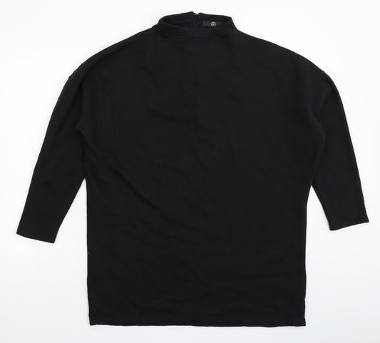 Missguided Womens Black   Pullover Sweatshirt Size 10  - Oversized