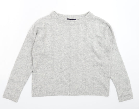 Marks and Spencer Womens Grey  Knit Pullover Jumper Size 8