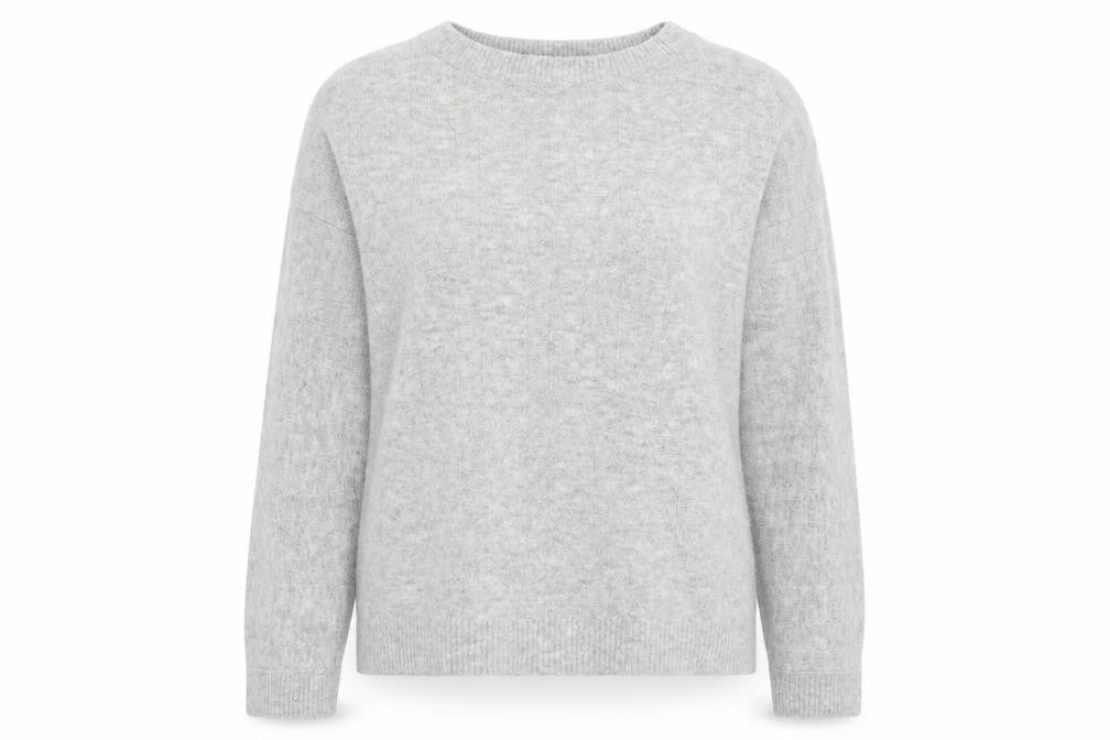 Marks & Spencer Womens Grey  Knit Pullover Jumper Size 8