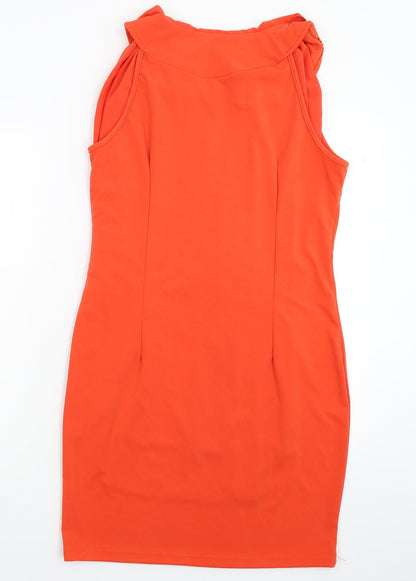 Womens Orange   Bodycon  Size XL