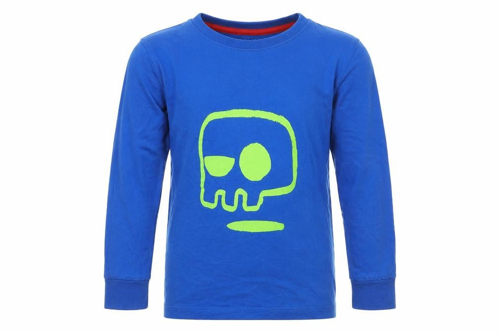 Next Boys Blue   Basic T-Shirt Size 7 Years  - skull