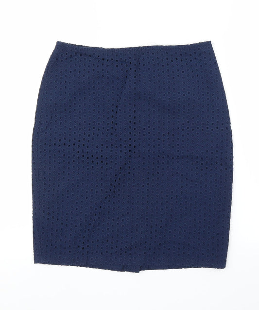 Max Studio Womens Blue   Straight & Pencil Skirt Size S