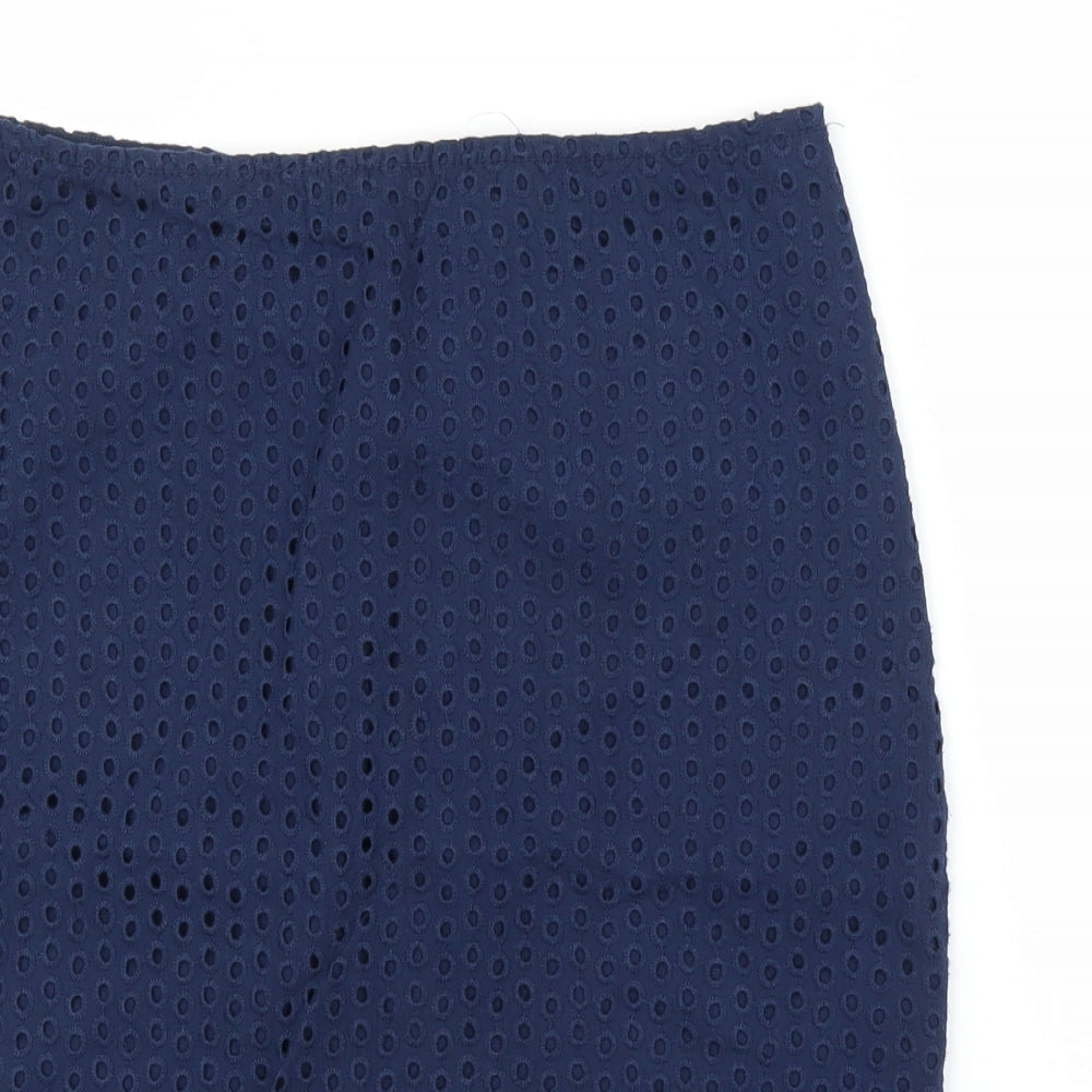 Max Studio Womens Blue   Straight & Pencil Skirt Size S