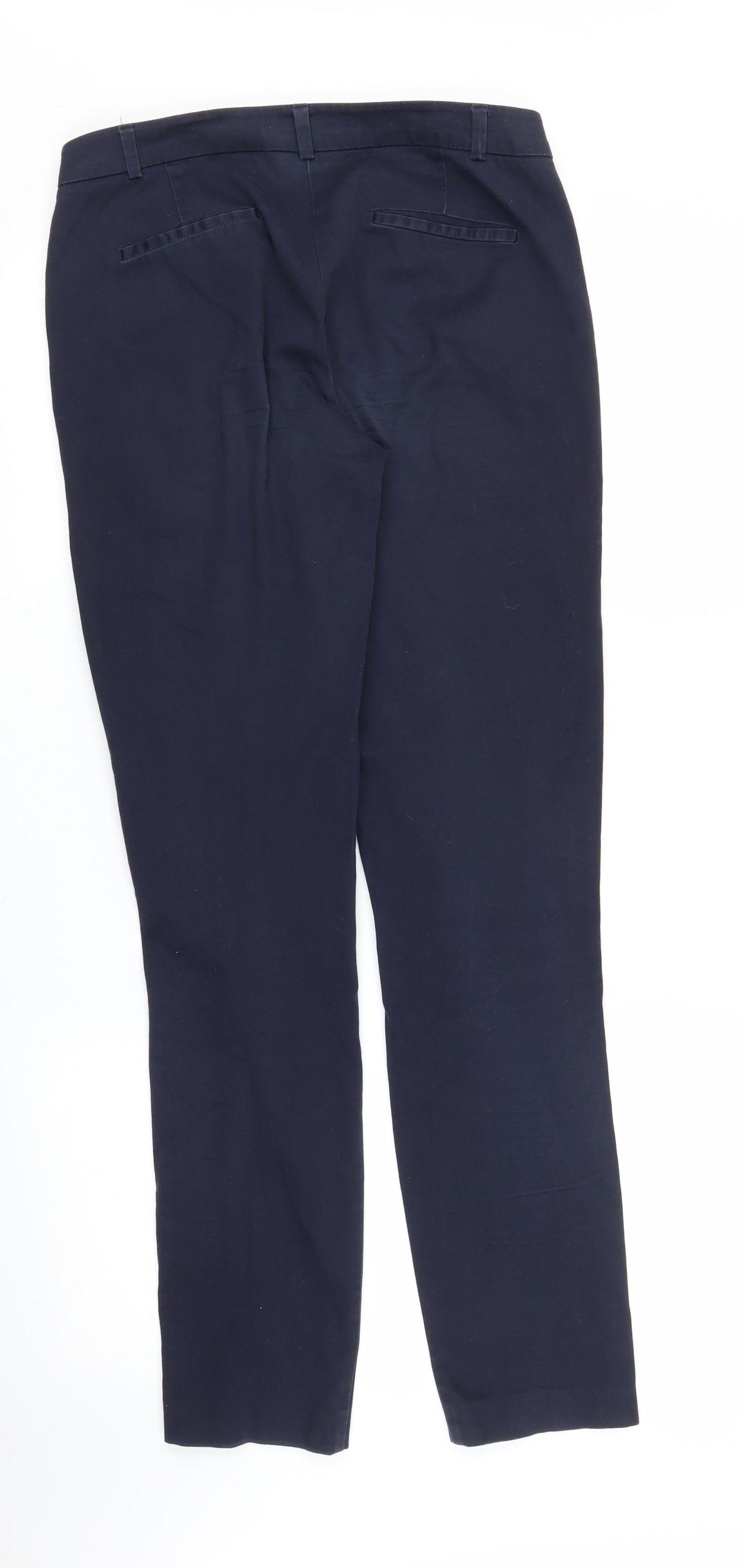 Camaieu Womens Blue   Pedal Pusher Trousers Size 8 L27 in