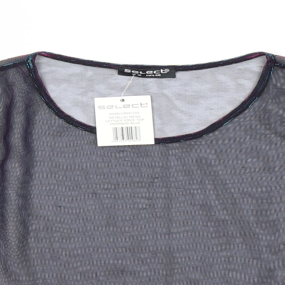 Select Womens Purple   Basic Blouse Size 18
