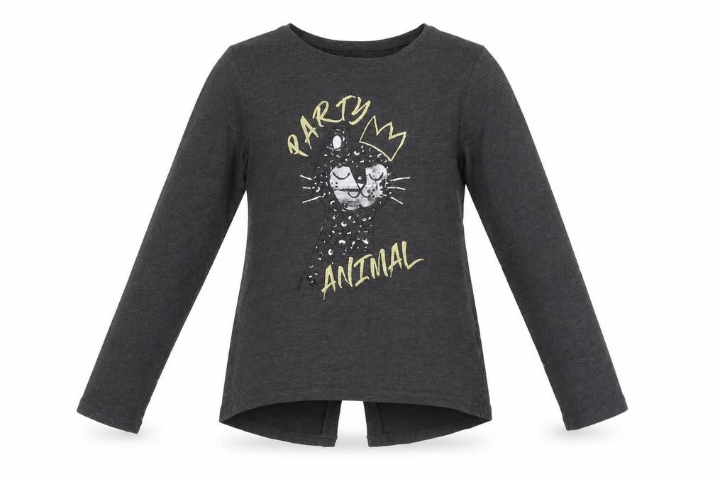 Matalan  Girls Grey   Basic T-Shirt Size 9 Years