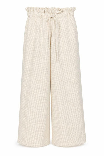 Tu Womens Yellow Check  Trousers  Size 8 L23 in