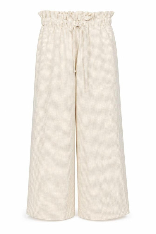 Tu Womens Yellow Check  Trousers  Size 8 L23 in