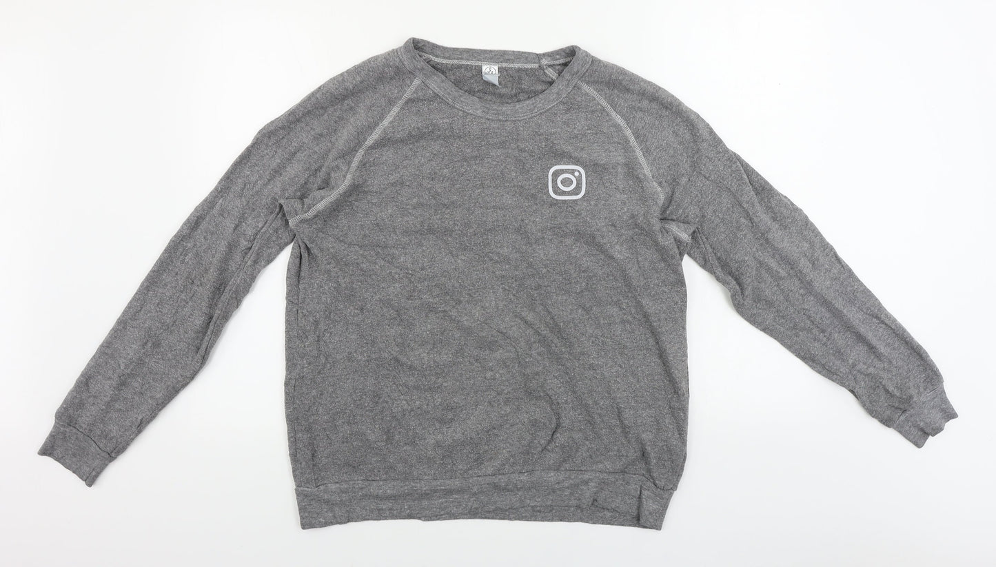 Alternative Womens Grey   Pullover Jumper Size L