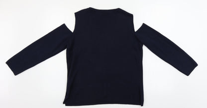 Tu Womens Blue   Pullover Jumper Size 10