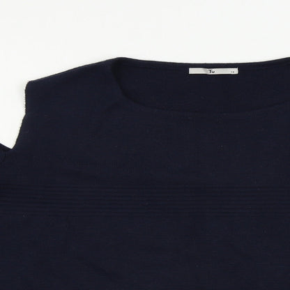 Tu Womens Blue   Pullover Jumper Size 10