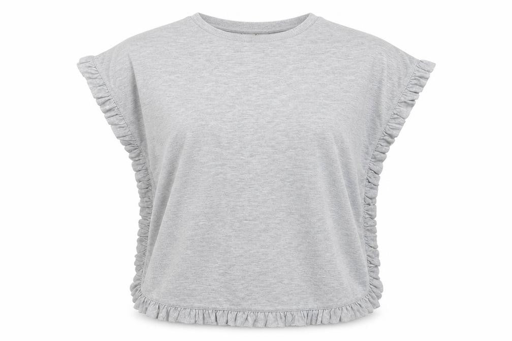 TU Womens Grey   Basic T-Shirt Size 10
