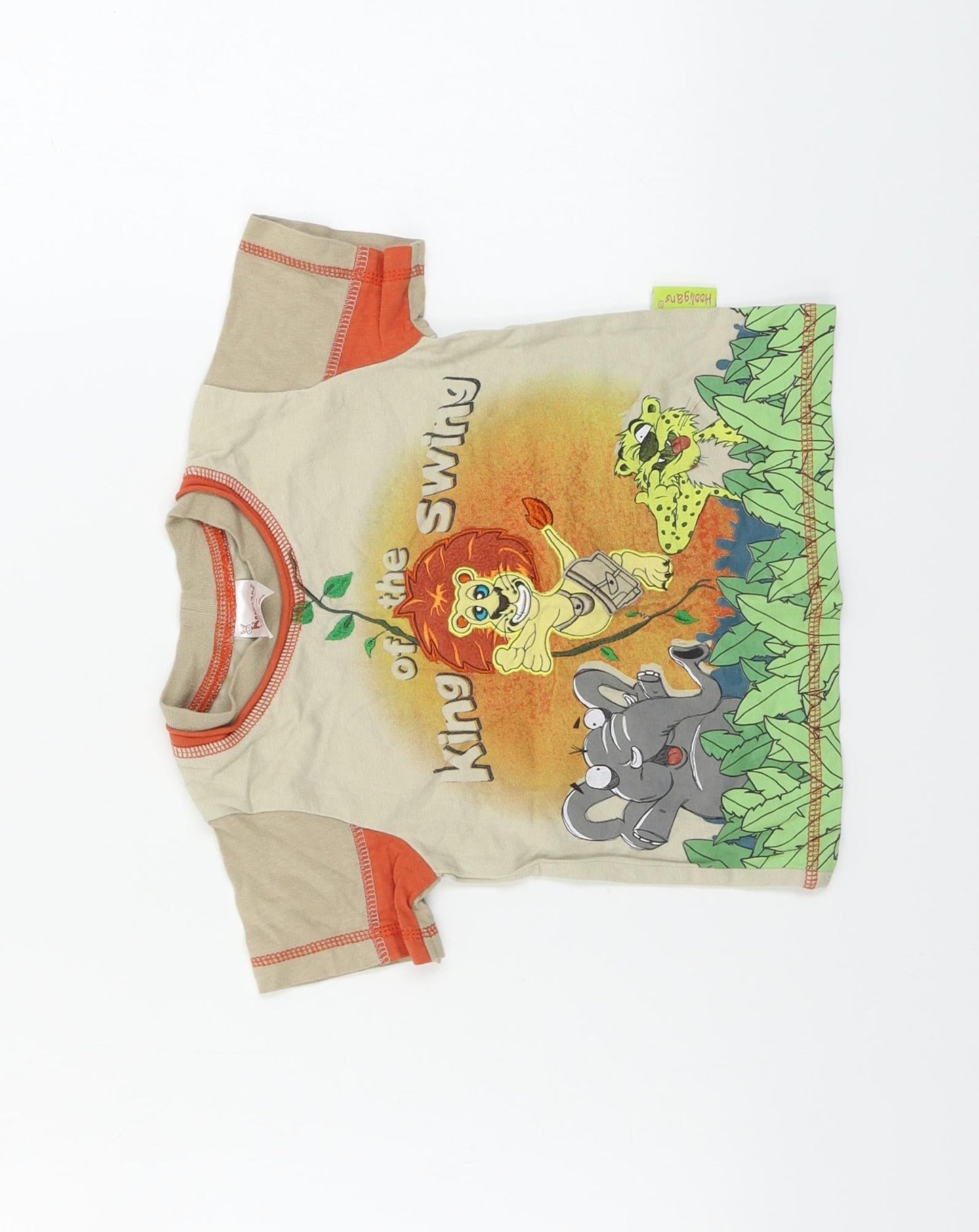 Hooligans  Boys Beige   Basic T-Shirt Size 2 Years