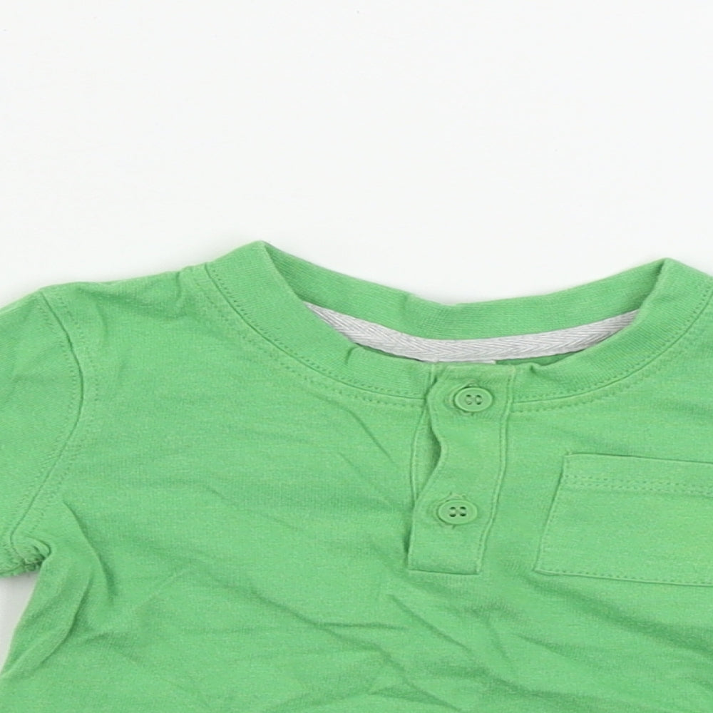 Mini Club Boys Green   Basic T-Shirt Size 3-6 Months