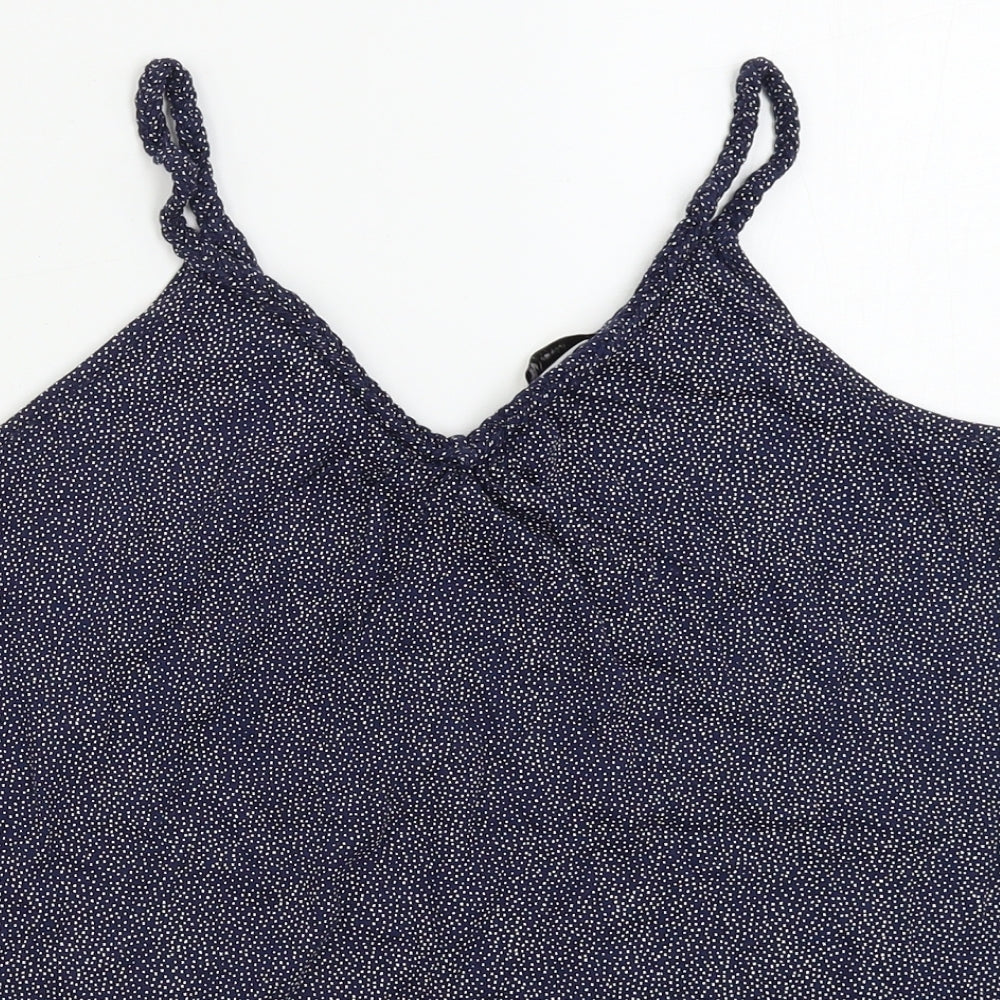 TU Womens Blue   Basic T-Shirt Size 8