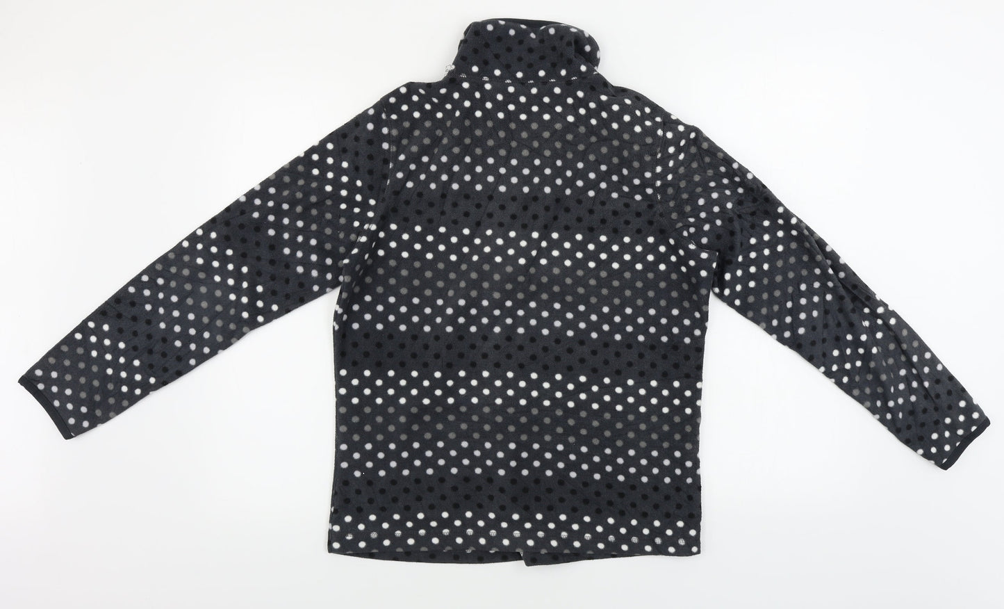 Old Navy Womens Grey Polka Dot  Henley Jumper Size M