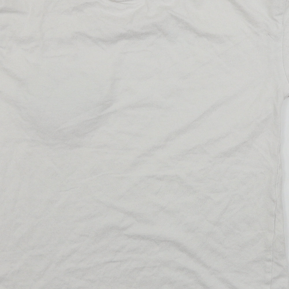 George  Girls White   Basic T-Shirt Size 9-10 Years