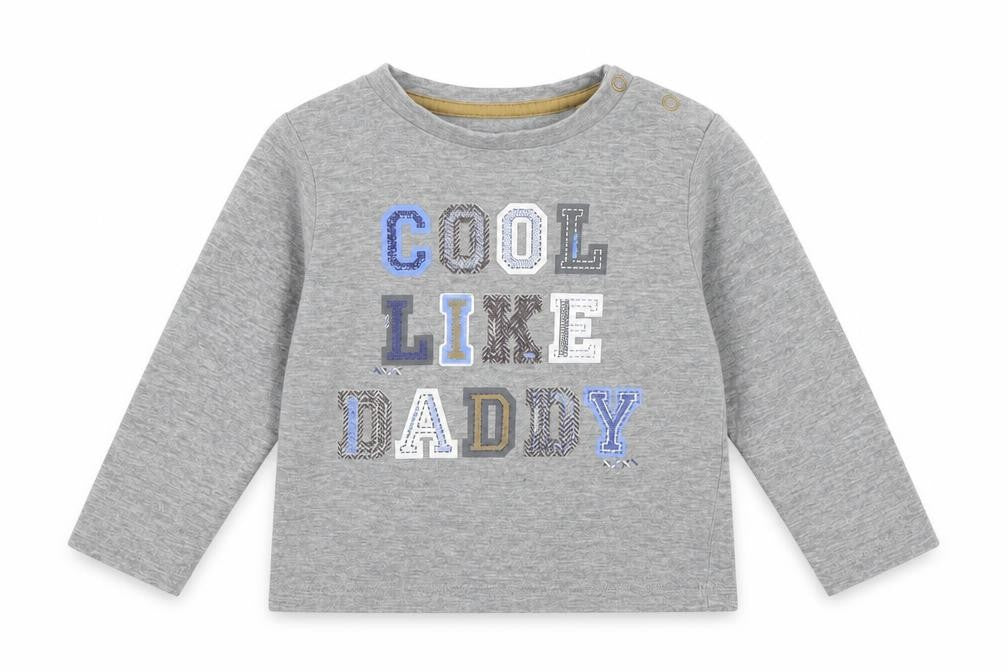 TU Girls Grey   Basic T-Shirt Size 6-9 Months