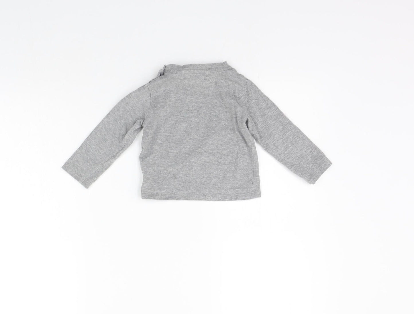 TU Girls Grey   Basic T-Shirt Size 6-9 Months